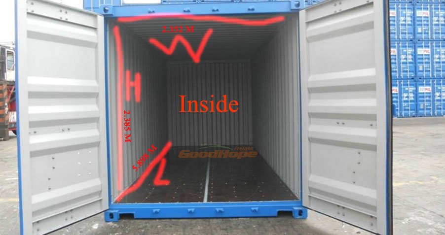 20 Ft Container Dimensions 20 Feet Container Loading